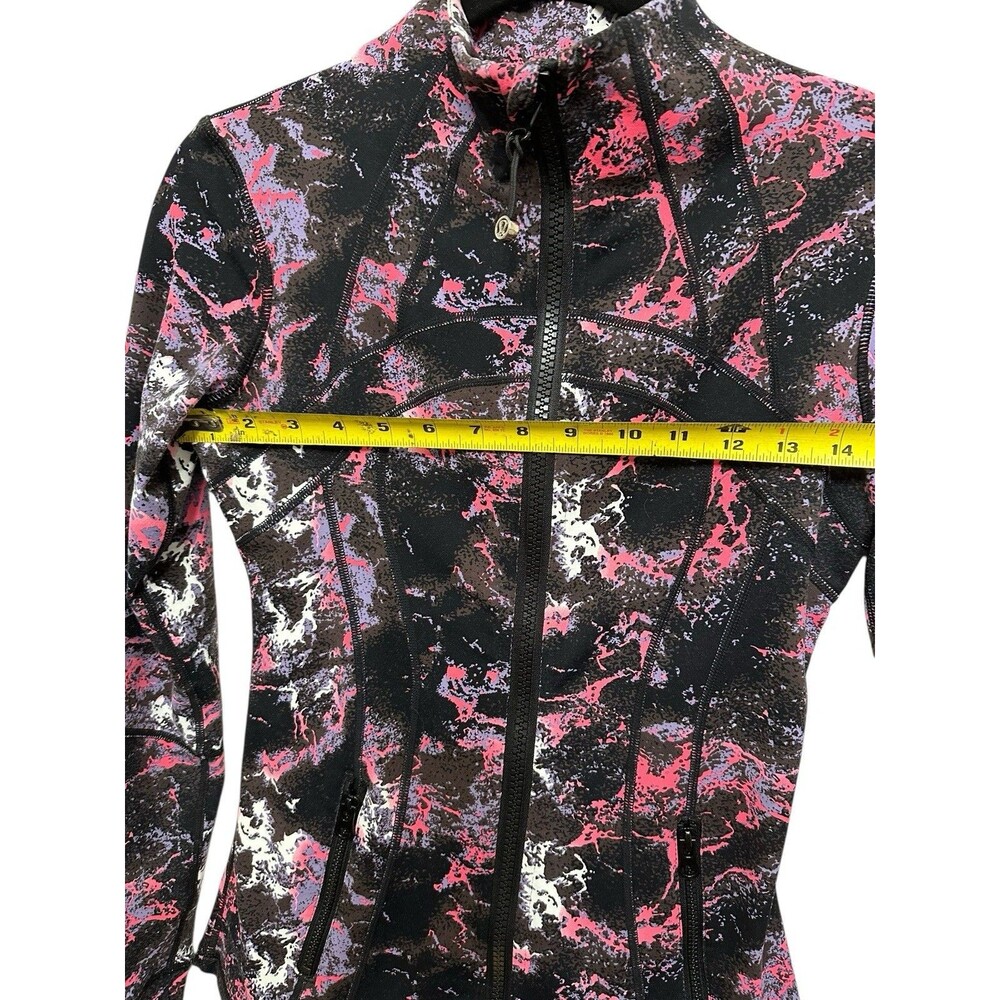 Lululemon Define Jacket Black Splatter Full Zip Track Multicolor Small - Picture 7 of 10